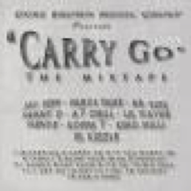 Carry Go The Mixtape by DBMG AllStars cover