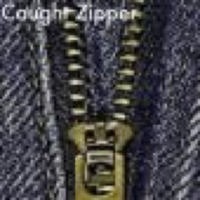Caught Zipper cover