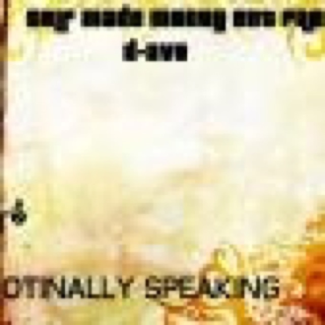 Emotionally Speaking by D-Ave(Doe Boi) cover