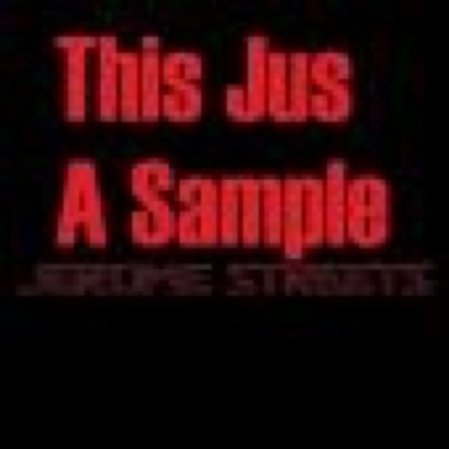 This Jus A Sample by Jerome Streets cover