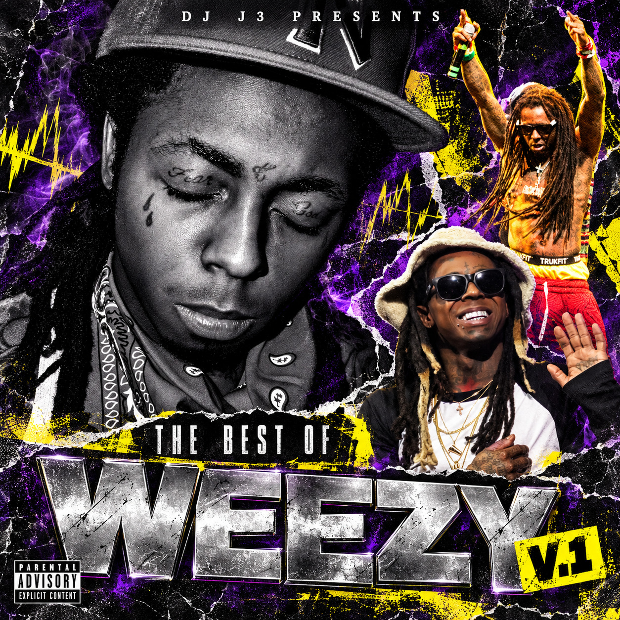 The Best Of Weezy v.1 by DJ J3 x Lil Wayne cover